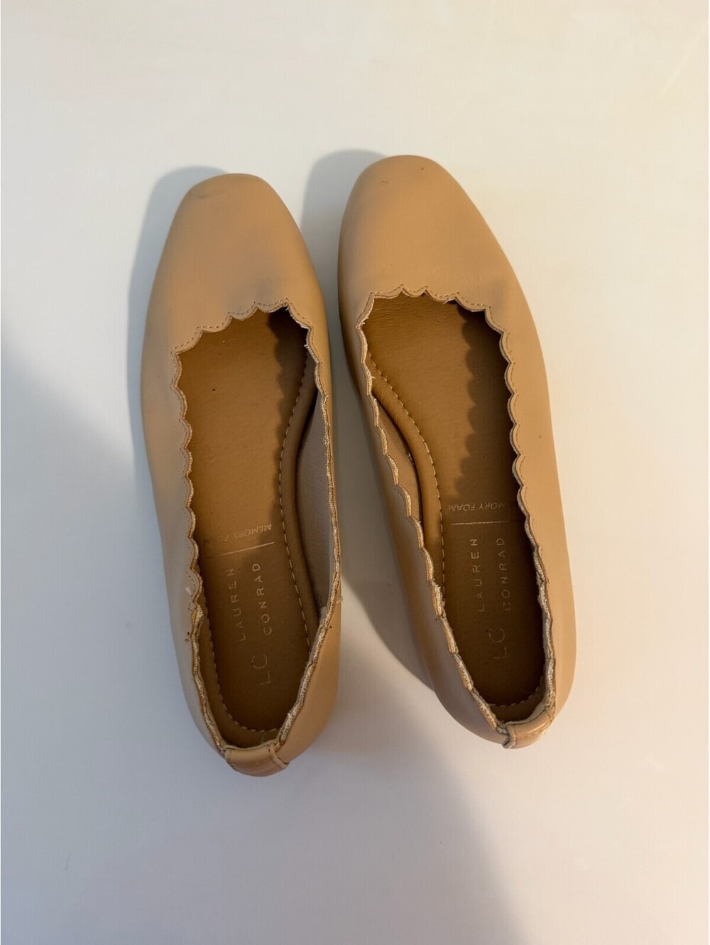 Lauren Conrad Women's Giselle Scalloped Ballet Flats